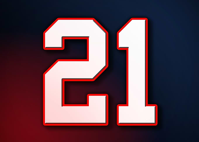 21 Jersey Patriot Patriots