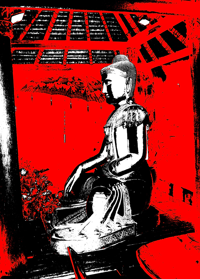 Statue of Buddha Profile