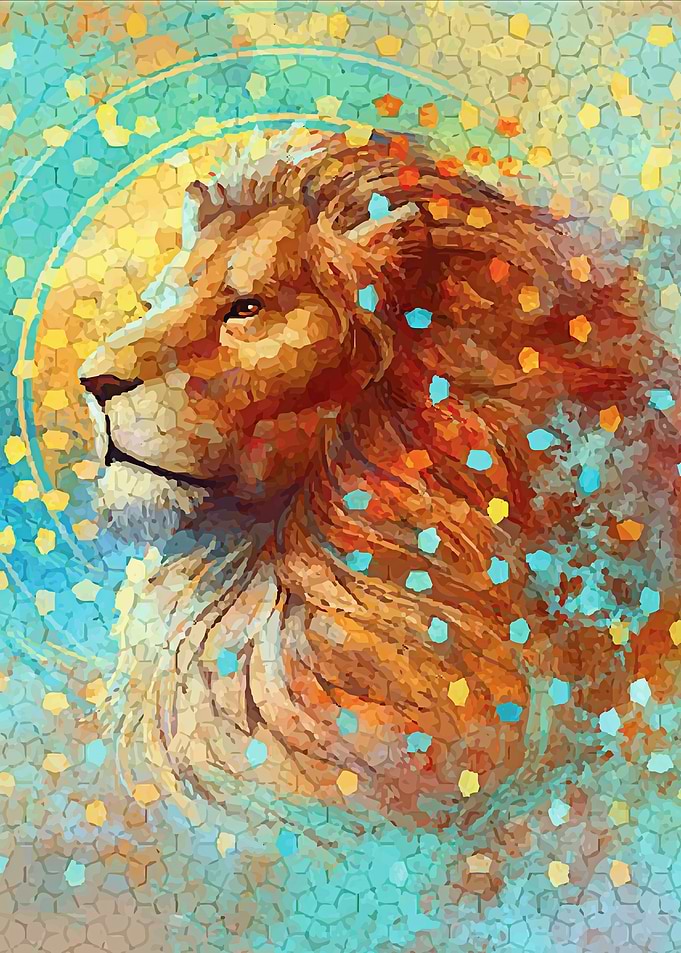 Lion Art wallpaper