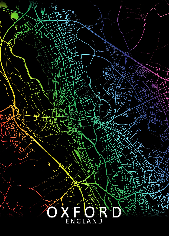 Oxford Rainbow City Map