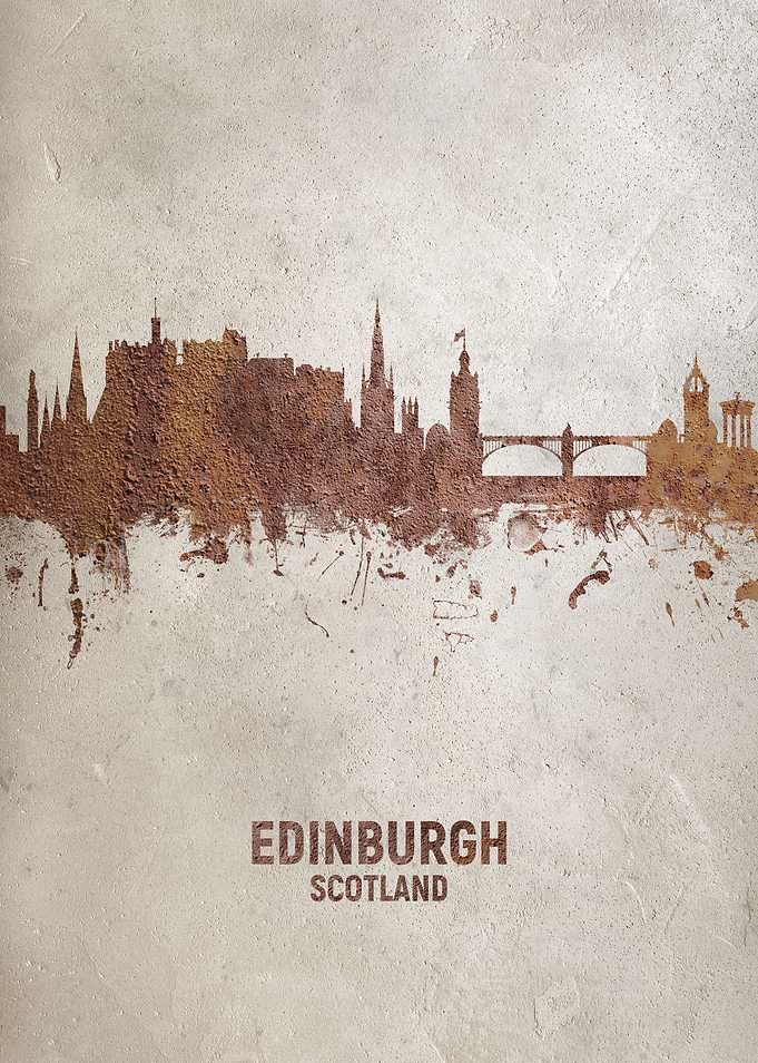 Edinburgh Scotland Skyline