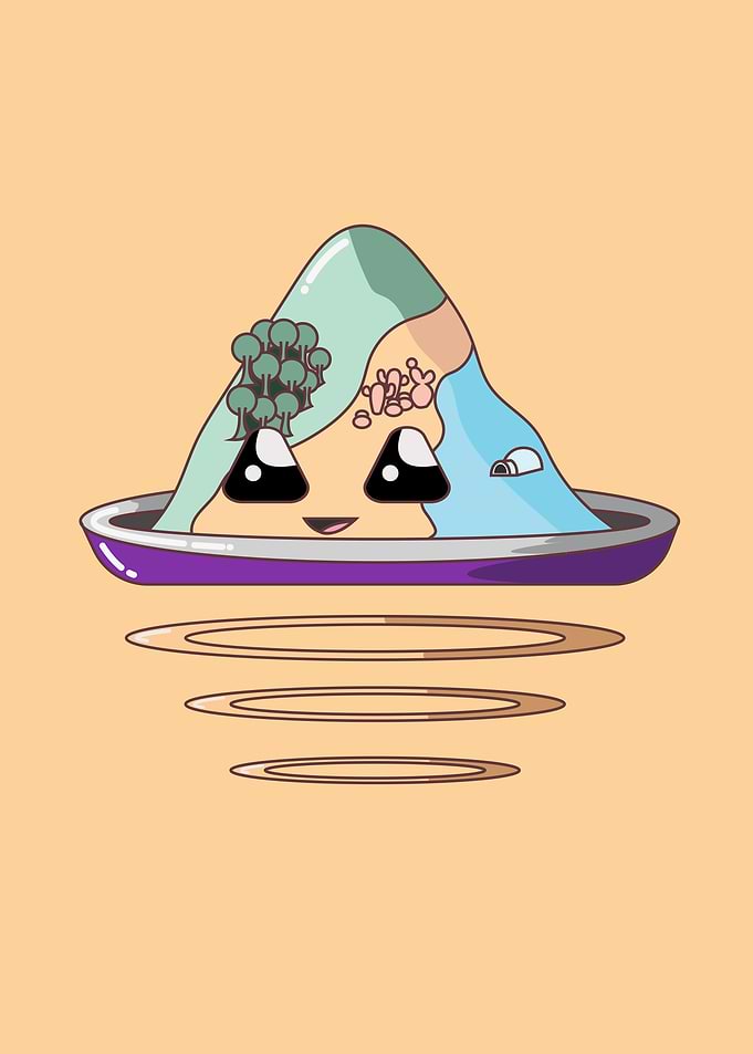 Floating Ice Cream Hill