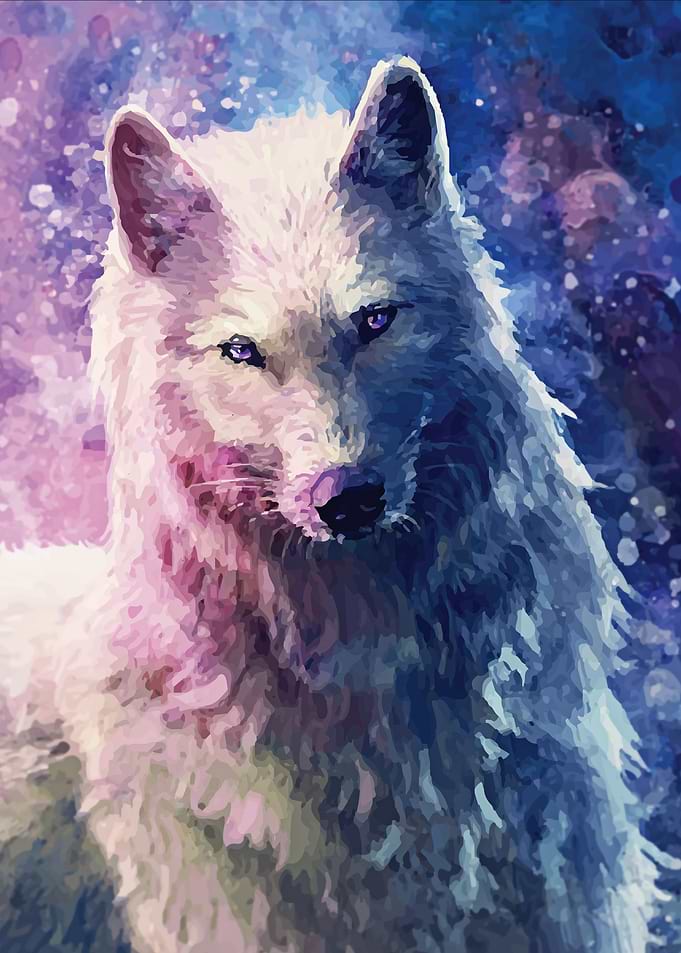 White Wolf Art