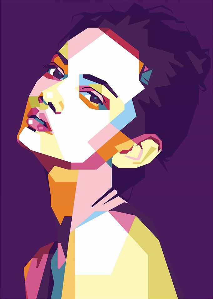 WPAP Women Potrait