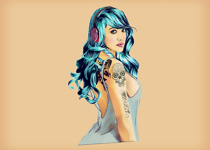 Girl Tatoo