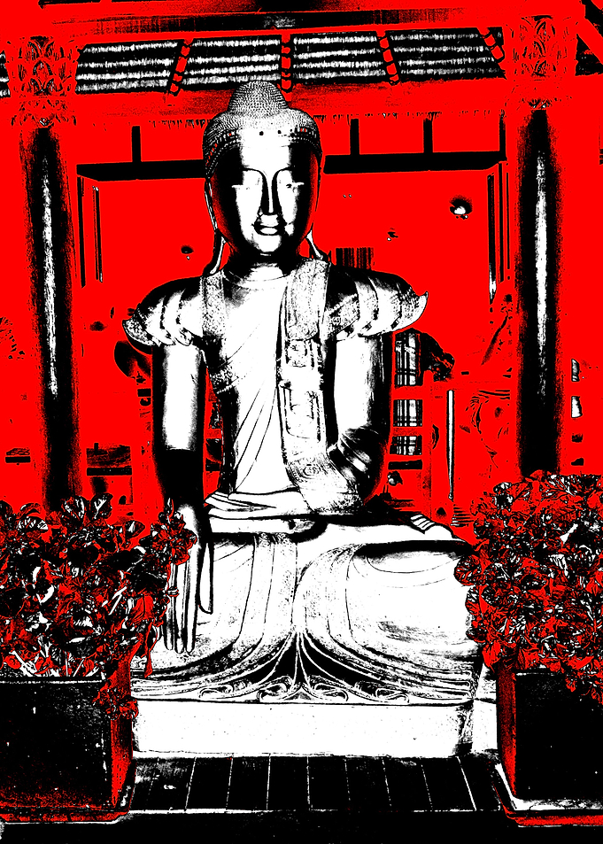 Statue of Buddha Frontal