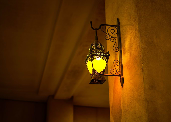 The Warm Light on The Wall