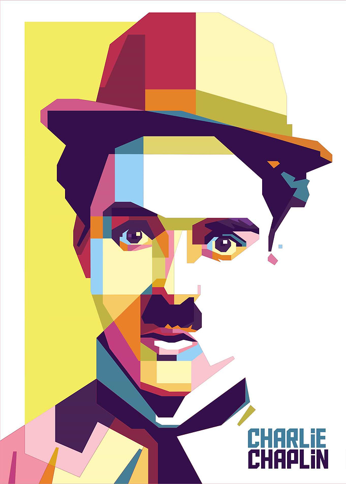 WPAP Charlie Chaplin