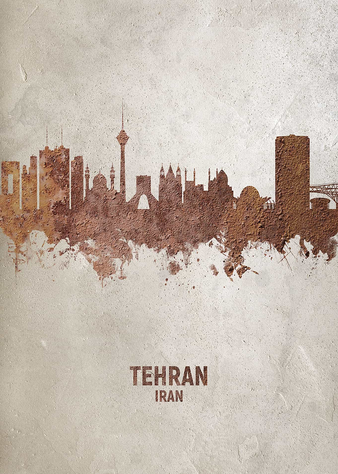 Tehran Iran Skyline