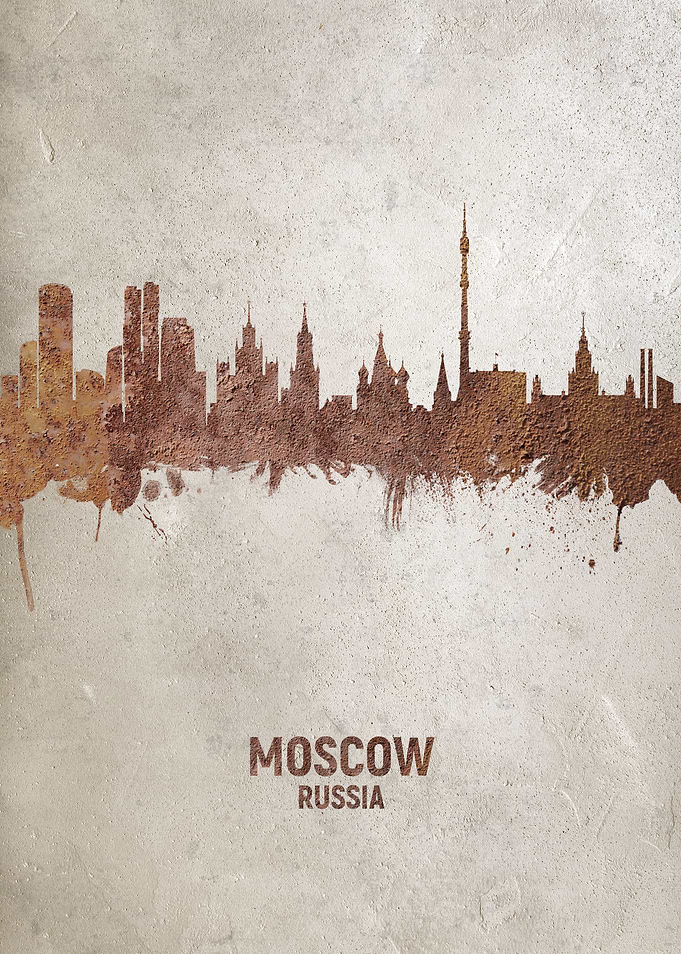Moscow Russia Skyline