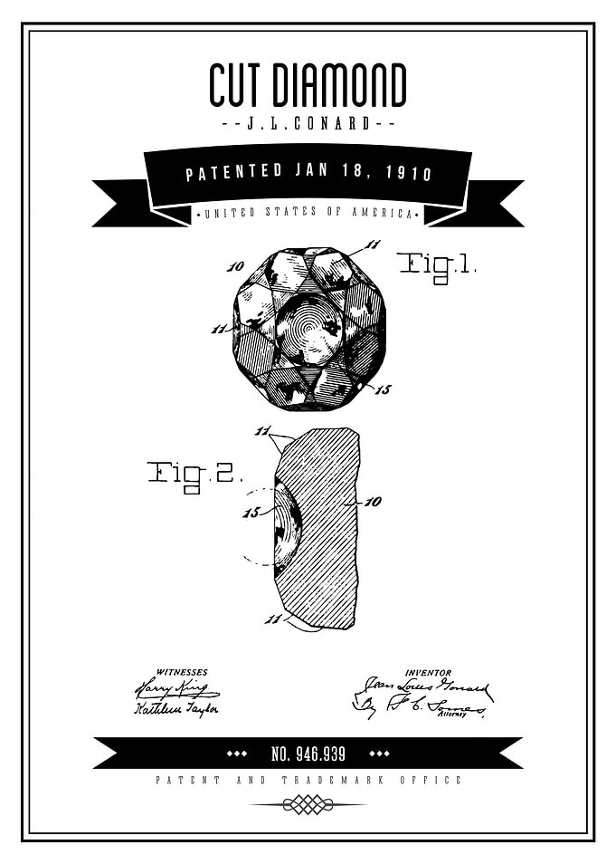 1910 Cut Diamond