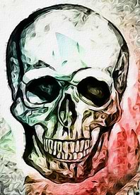 Stylized Human Skull