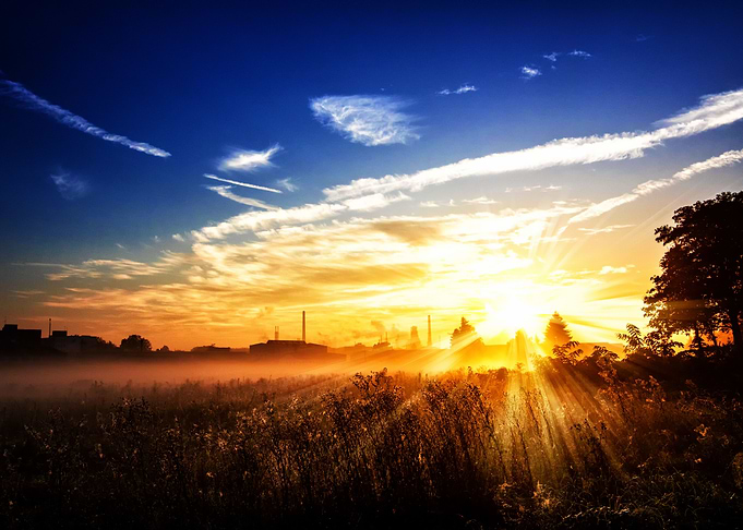Colorful sunrise