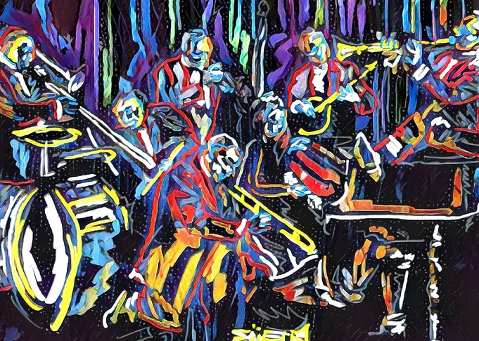 Jazz Band Art