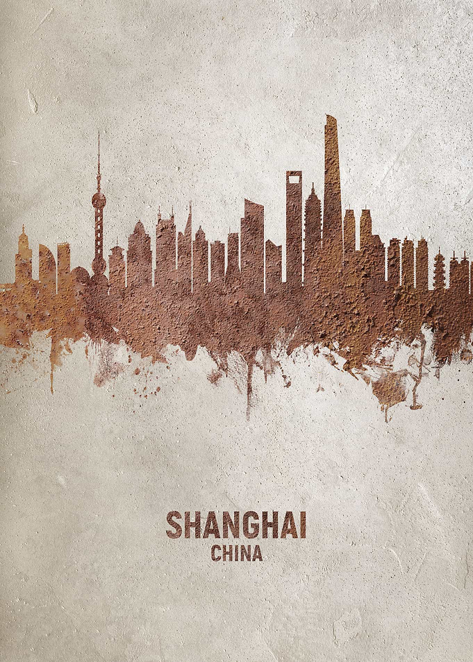 Shanghai China Skyline