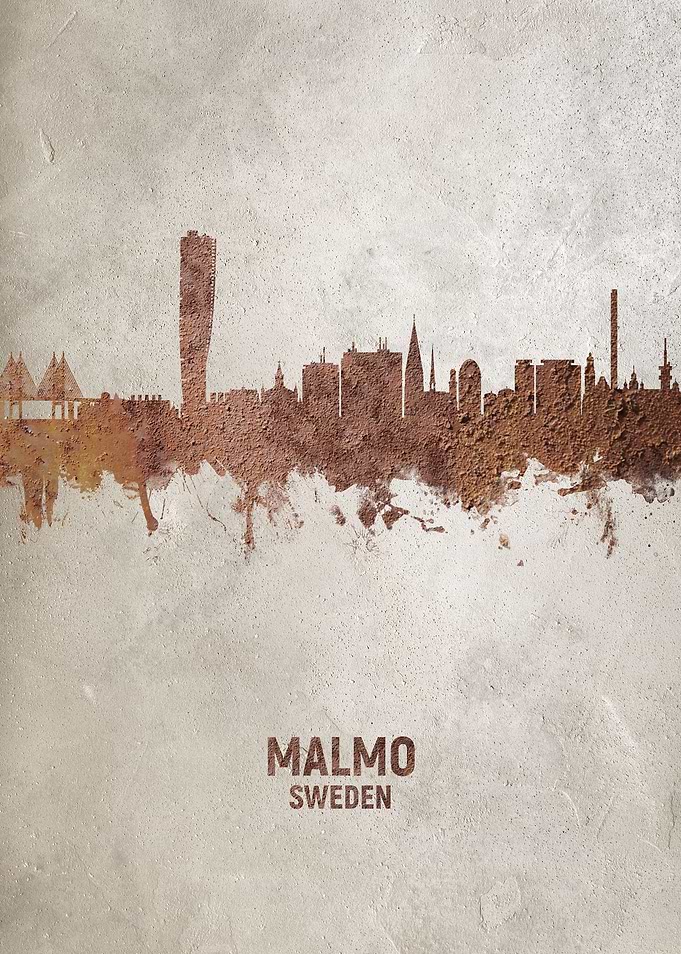 Malmo Sweden Skyline