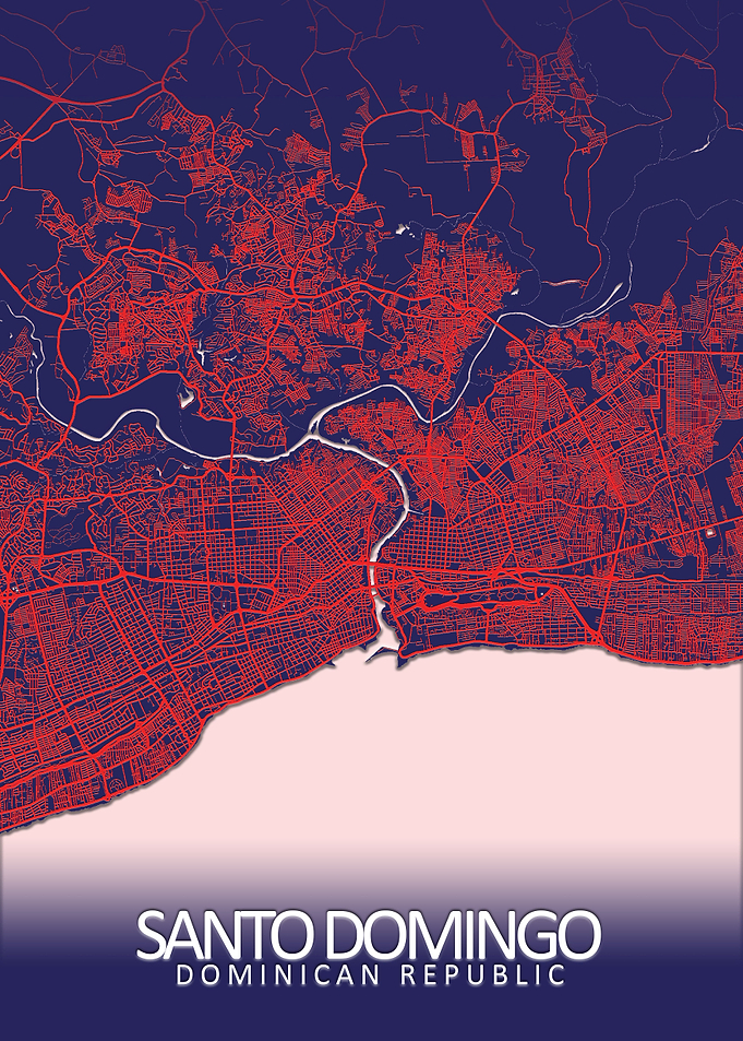 Santo Domingo Blue CityMap