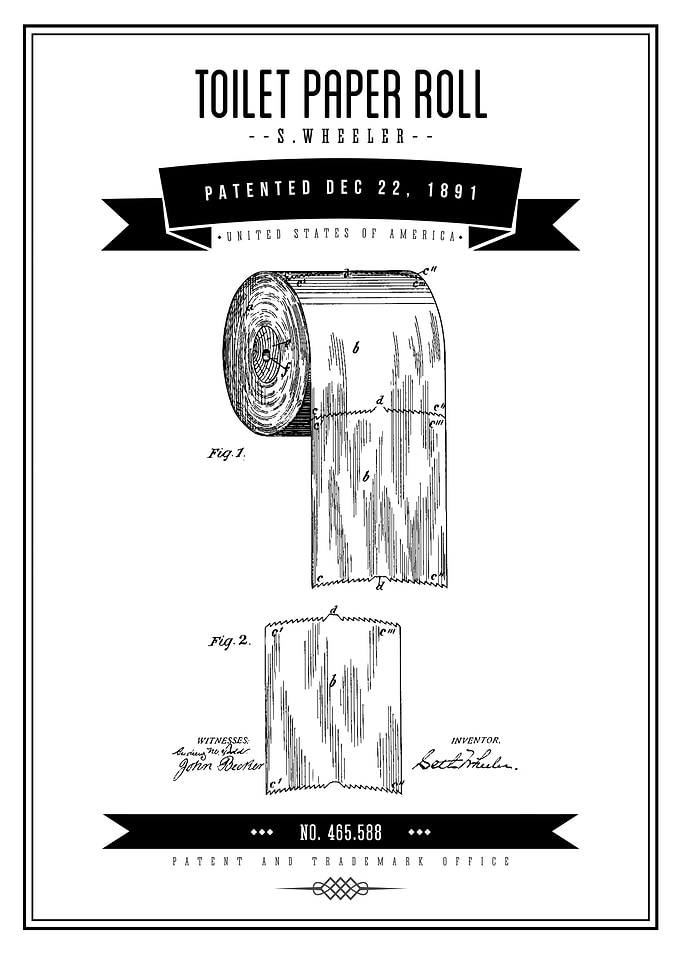 1891 Toilet Paper Roll