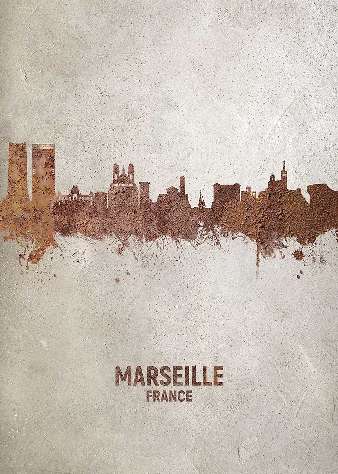 Marseille France Skyline