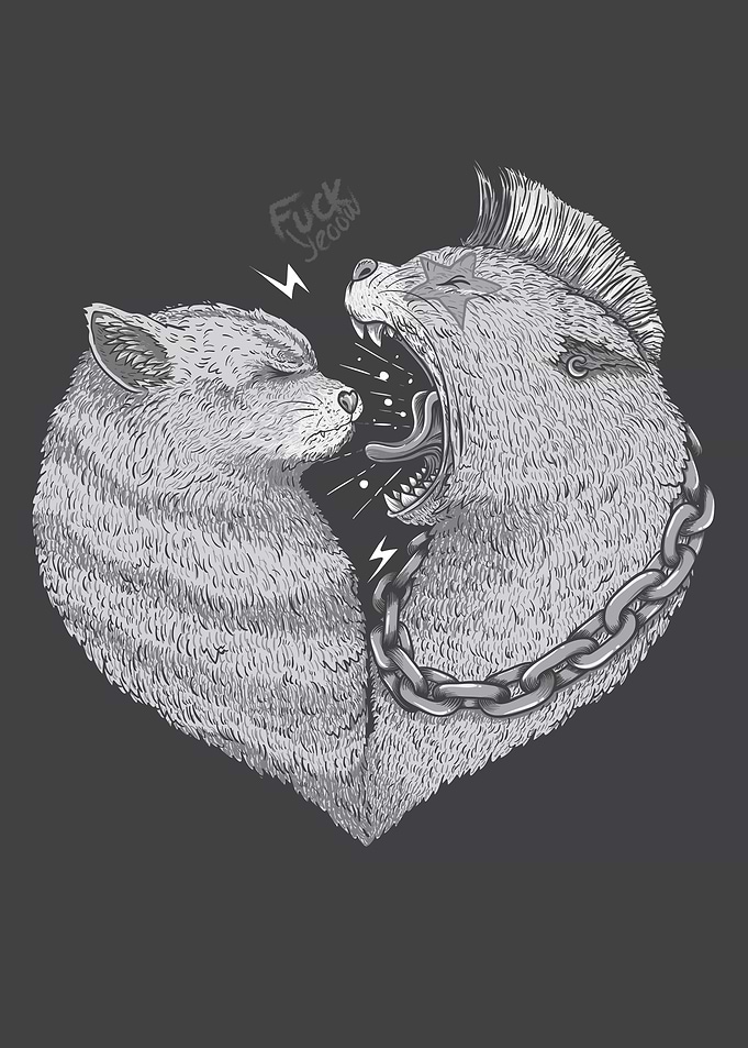 loving couple cat