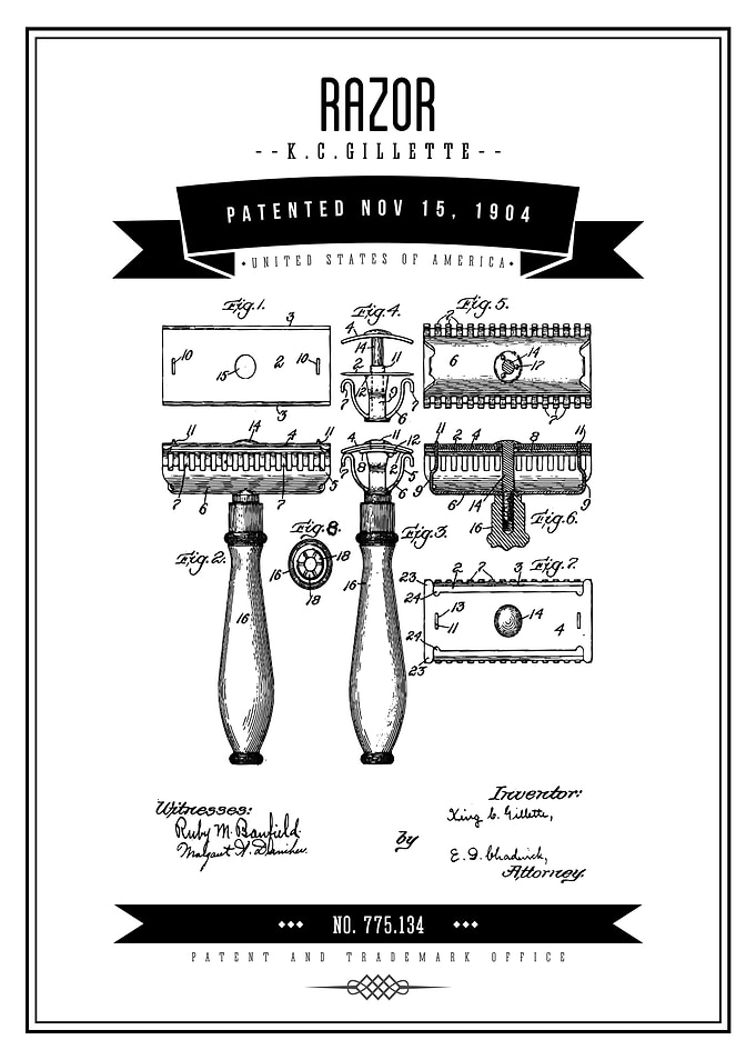 1904 Gillette Razor