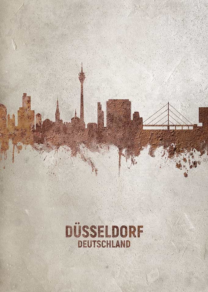 Dusseldorf Germany Skyline