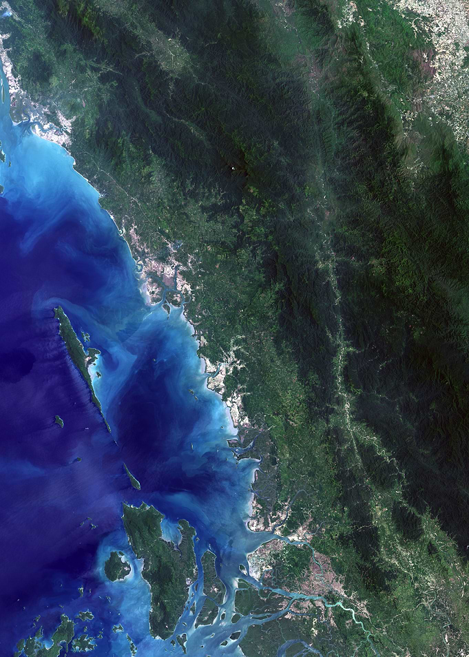 Myanmar coast