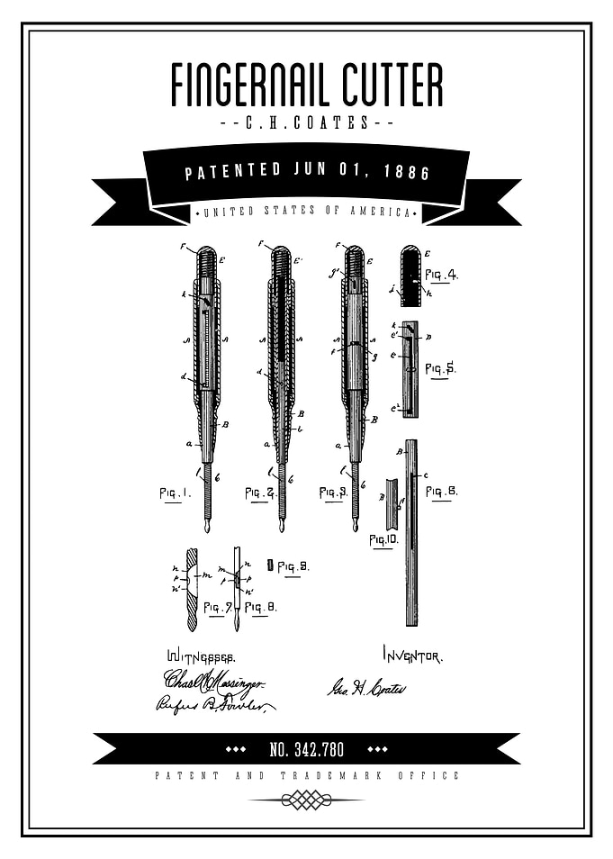 1886 Fingernail Cutter