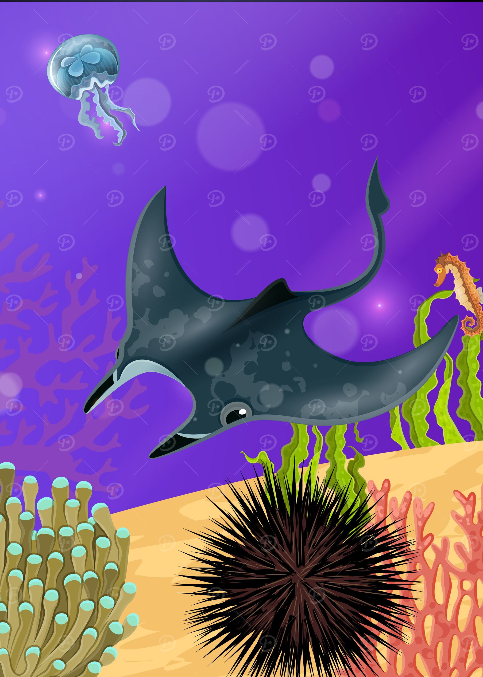 sea life stingray