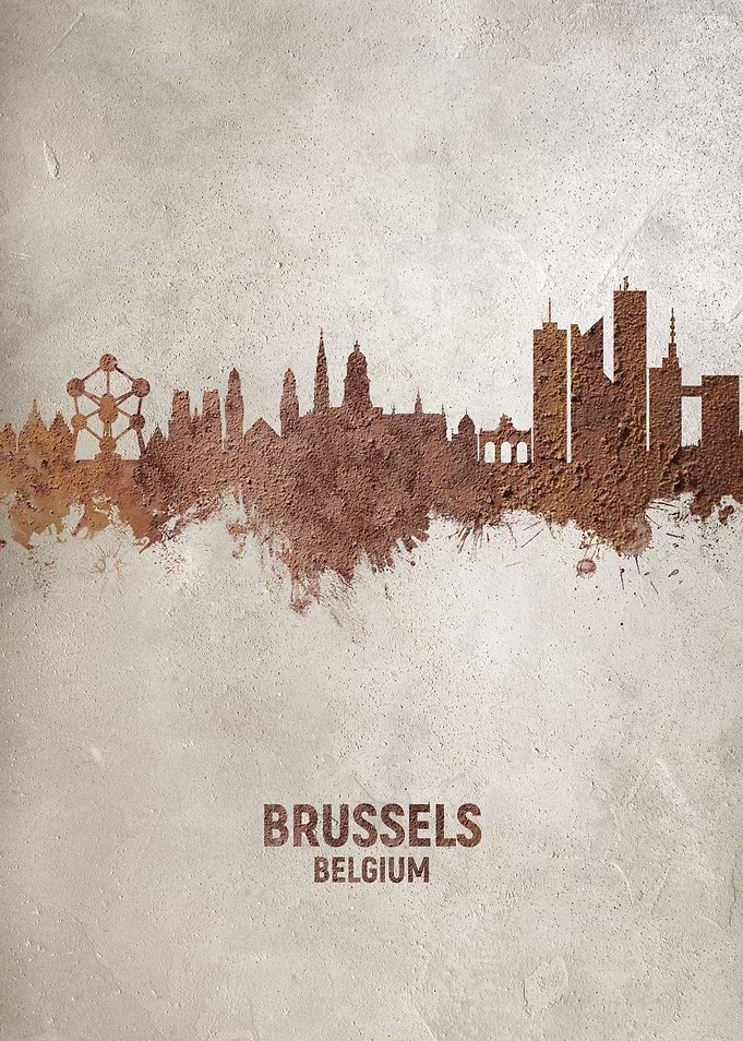 Brussels Belgium Skyline