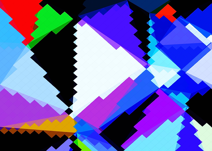 geometric triangle pattern