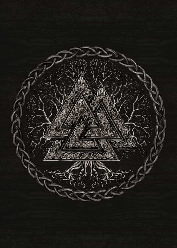 Valknut and Tree of Life