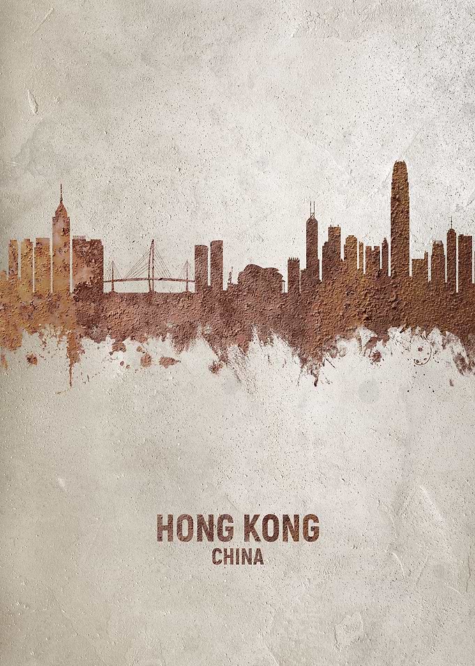 Hong Kong China Skyline