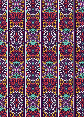 borneo colorful pattern