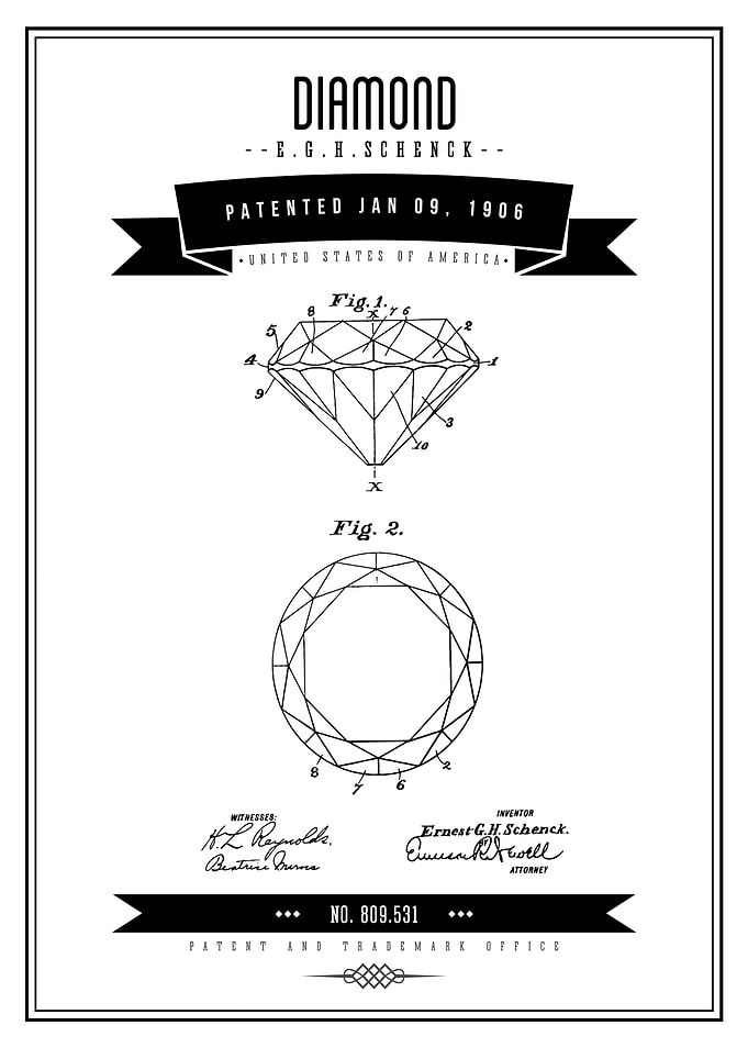 1906 Diamond Patent