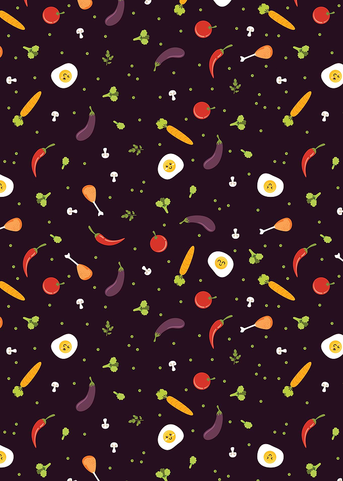 foods seamless pattern