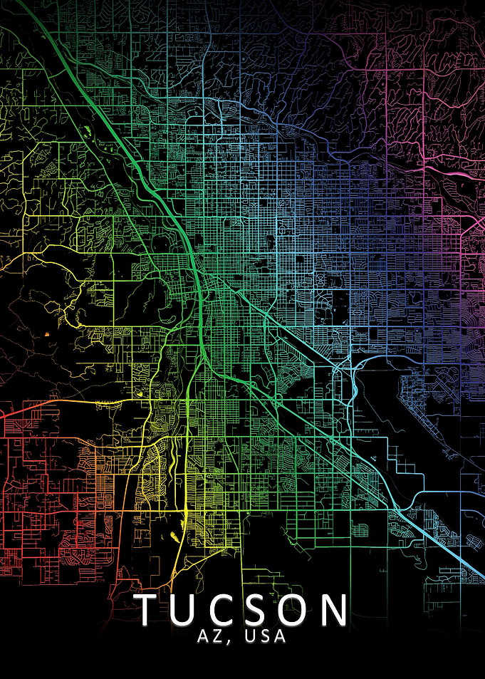 Tucson Rainbow City Map