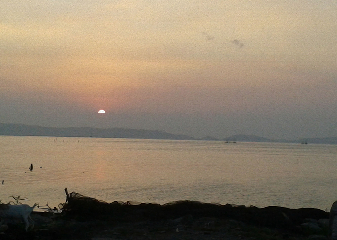 Quarter sunset