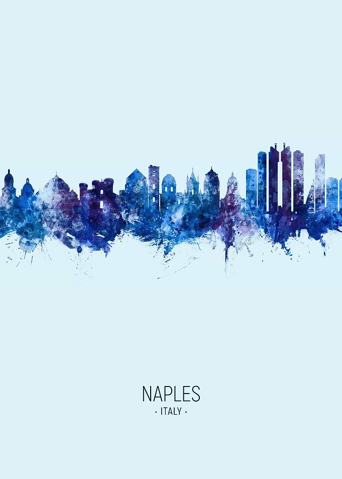 Naples Italy Skyline