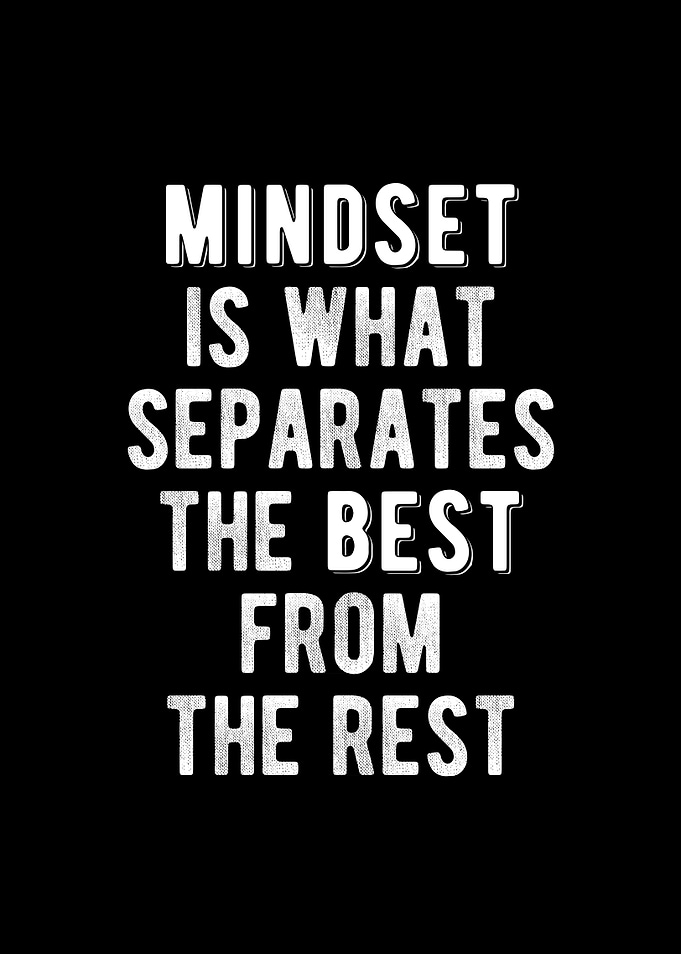 Mindset Of A Winner Quote
