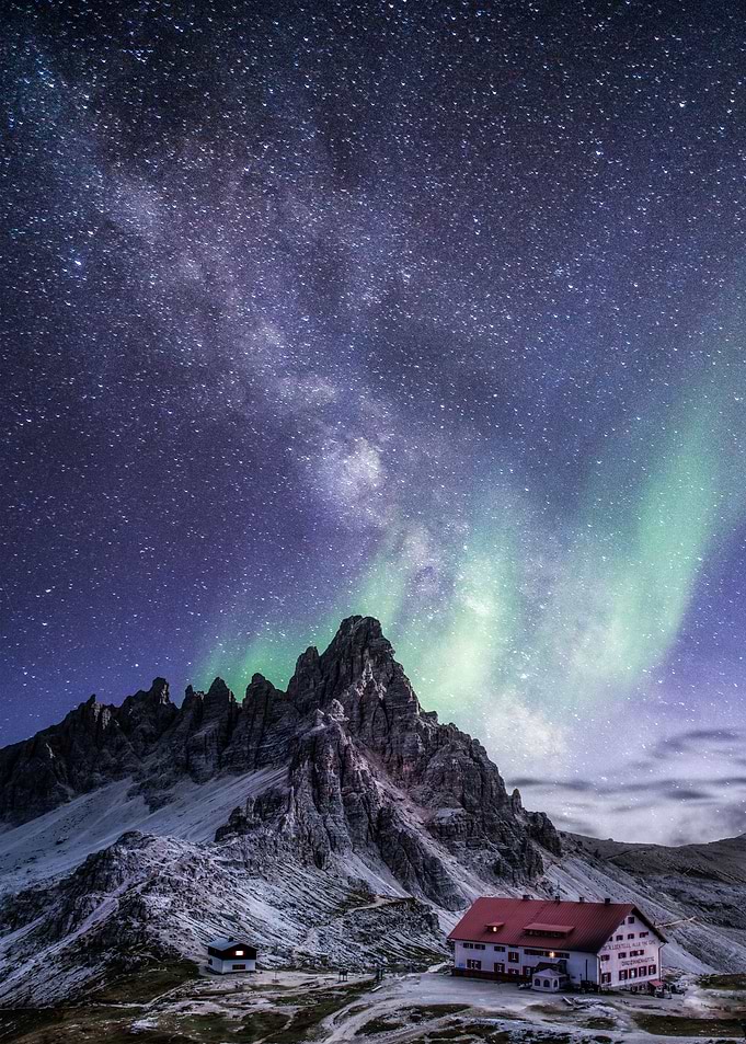 Milky way at night
