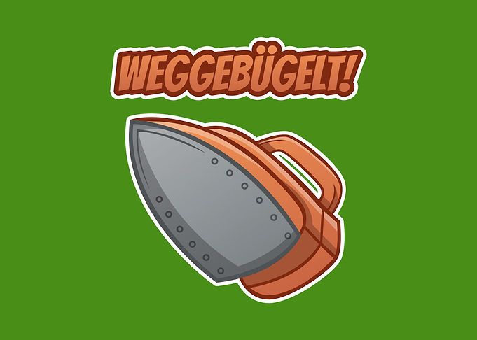 Weggebuegelt