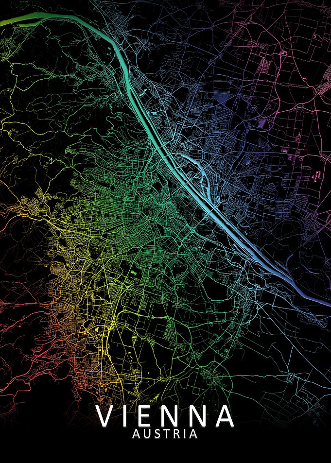 Vienna Rainbow City Map