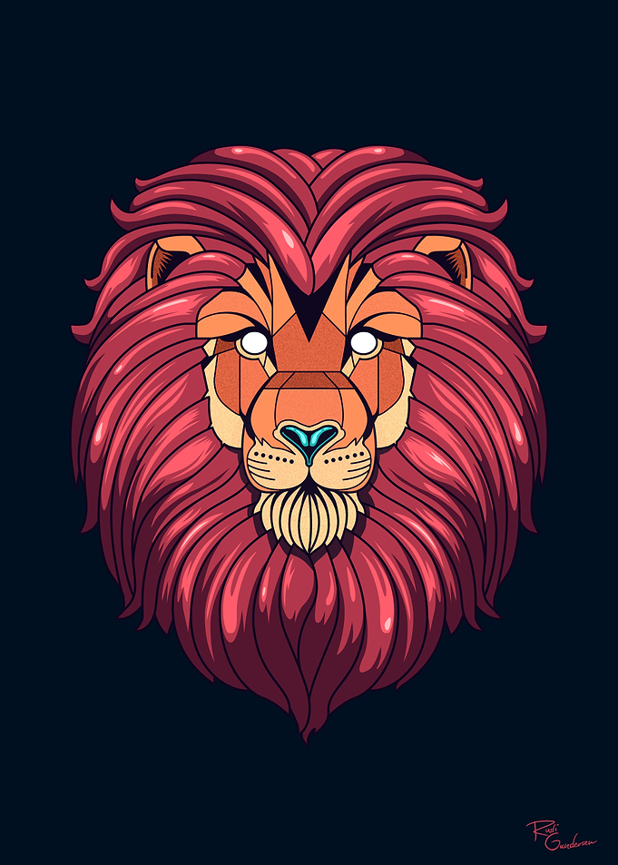 The Eyes Of A Lion
