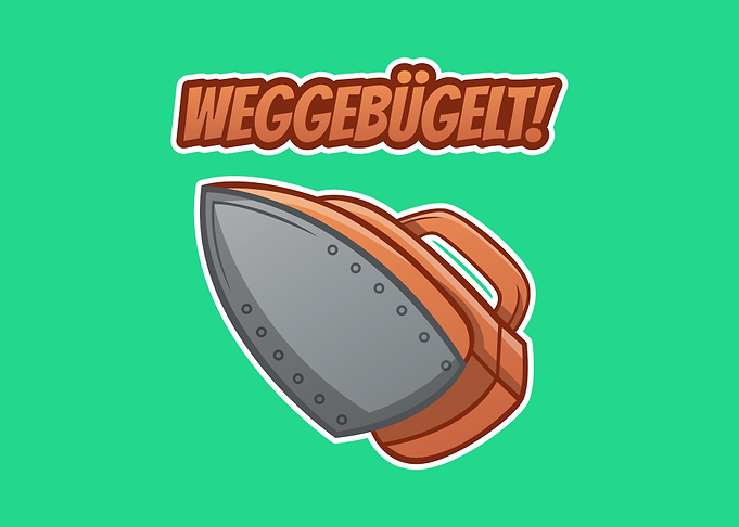 Weggebuegelt