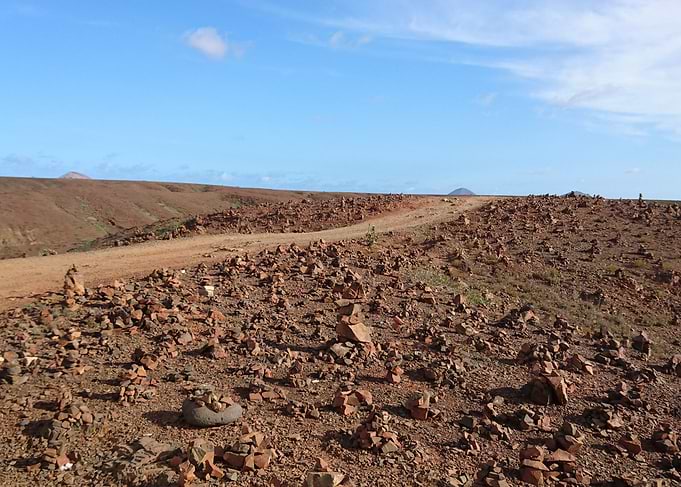piles of rocks