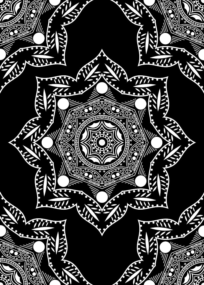 mandala ornament