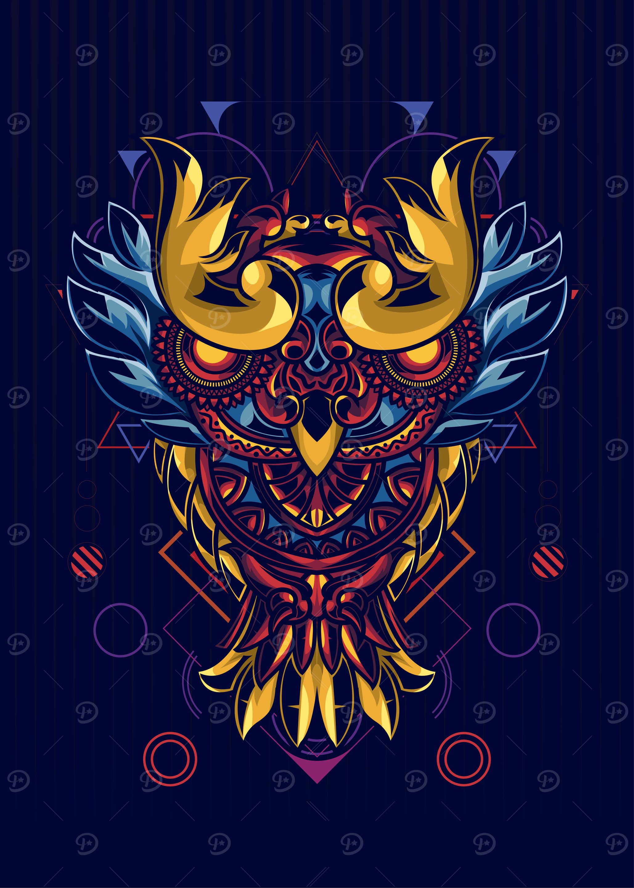 Owl Sacred Geometry