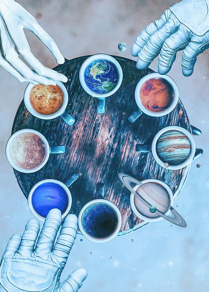 Coffee Mug Solar System