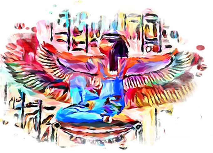 Isis Maat Egyptian goddess
